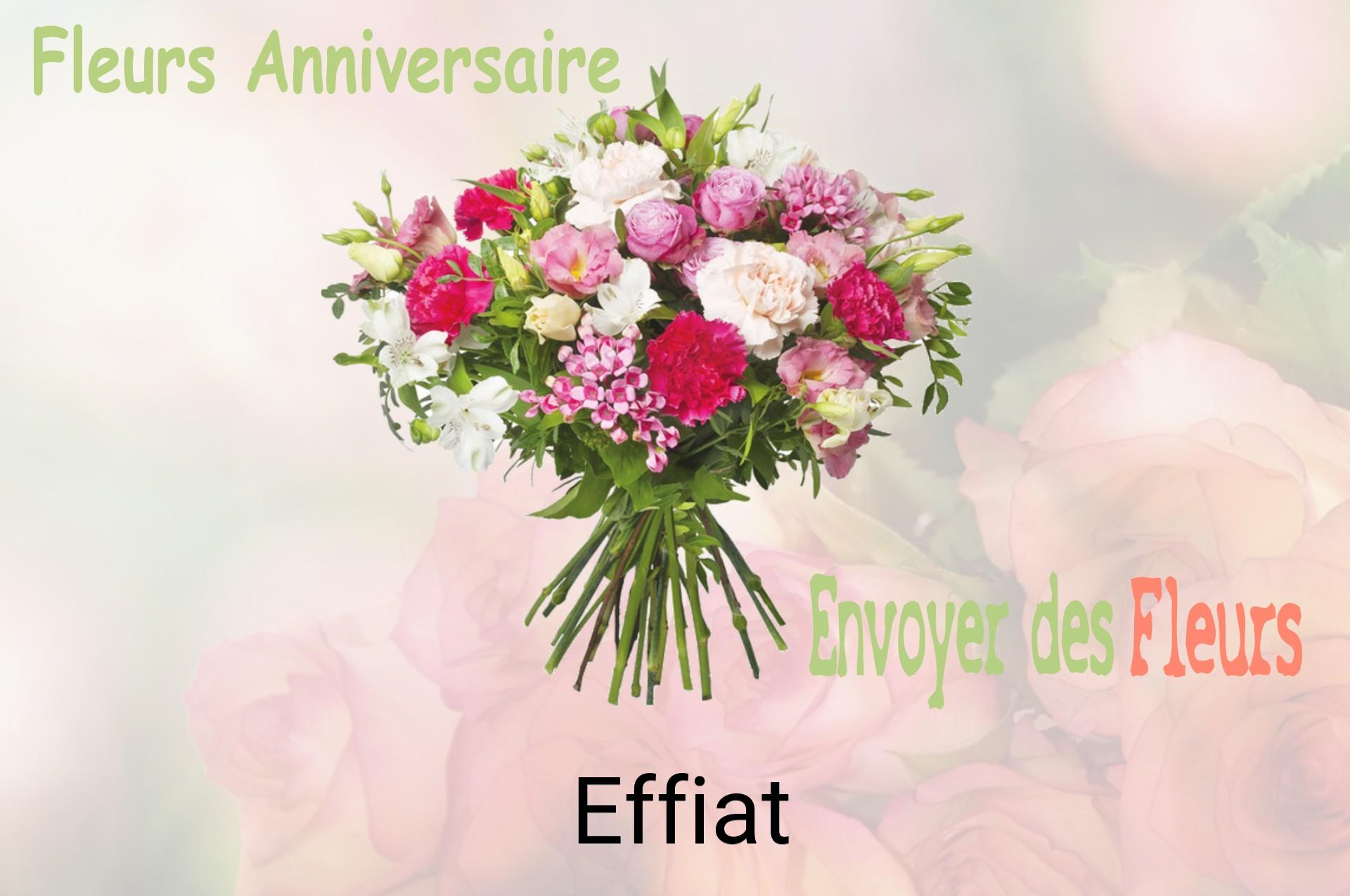 Bouquet de fleurs d’anniversaire livré à Effiat